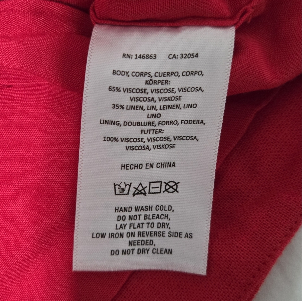 Anthropologie X Mare Mare Cross Back Vest Red Size XS EUC - Picture 7 of 7